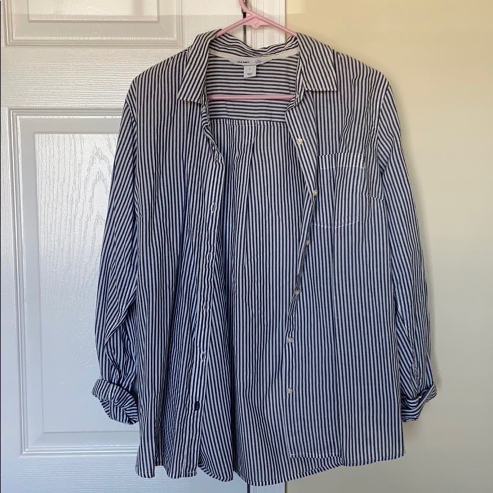 Striped Button Down Shirt